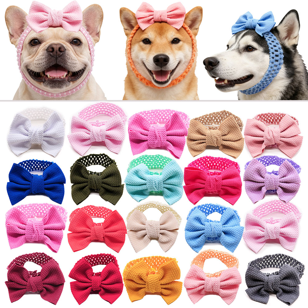 Pet Supplies Wholesale - 50 Pezzi Fiocchi Elastici Colorati per