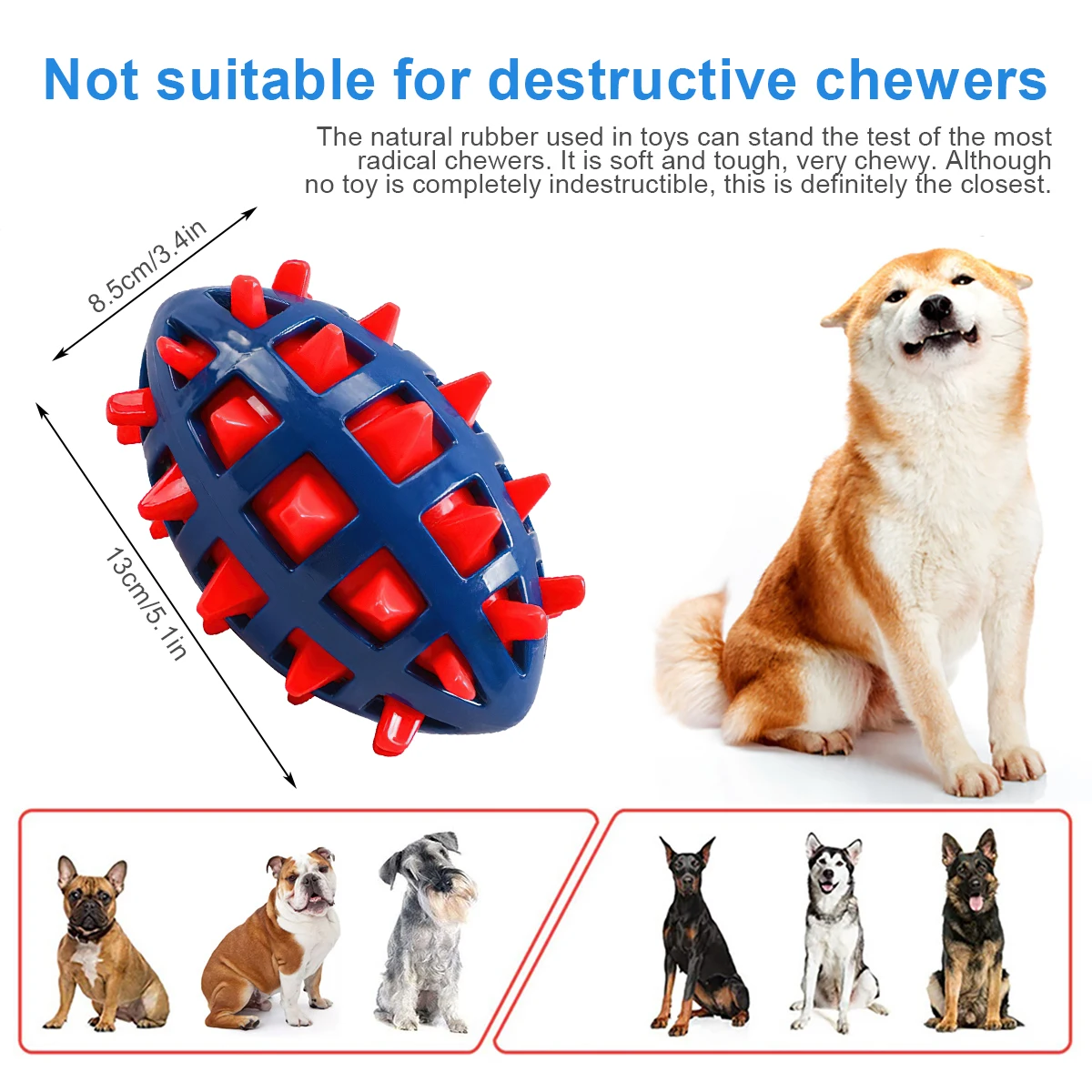 1/2Pcs giocattoli da masticare - Pet Dental Chew Toy recensione e prezzo